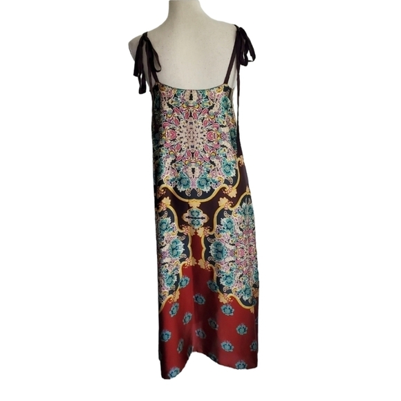 Zara Handkerchief Slip Midi Dress - Picture 4 of 8